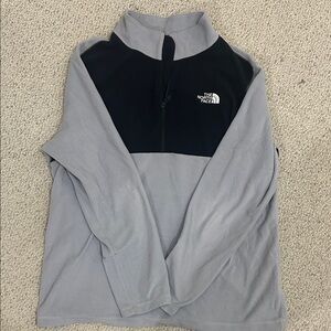 The North Face Black and Gray Fleece Jacket